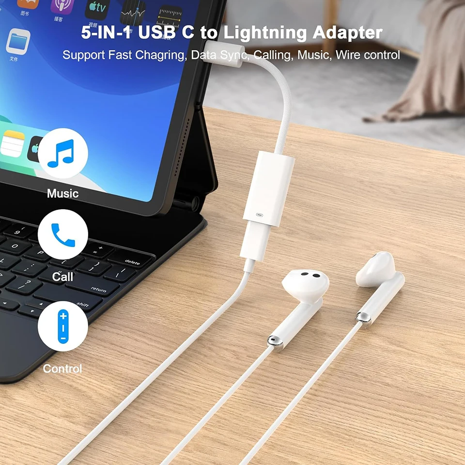 Convertisseur d'écouteurs de t - Wired Earphone Lightning avis et prix