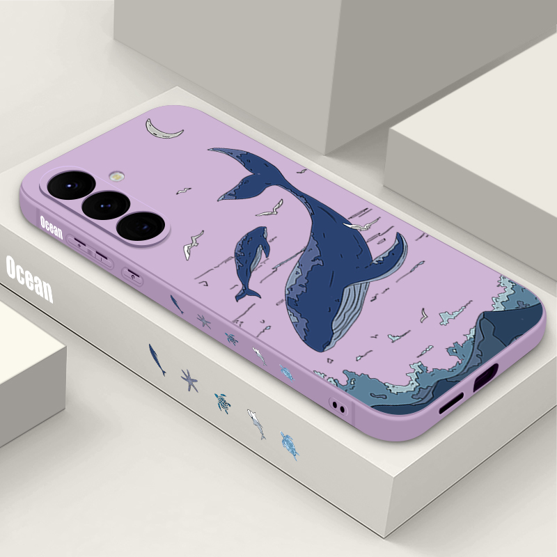 Coque de téléphone Whales pour - Samsung Galaxy A55 avis et prix