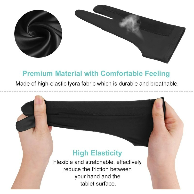 Gants de dessin Anti-tactile e - Drawing Glove Artist avis et prix