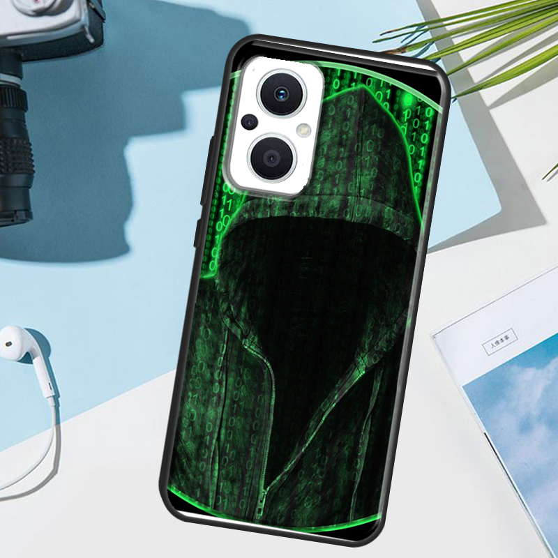 Coque Hacker Binary Matrix Rai - Oppo Reno 12 avis et prix