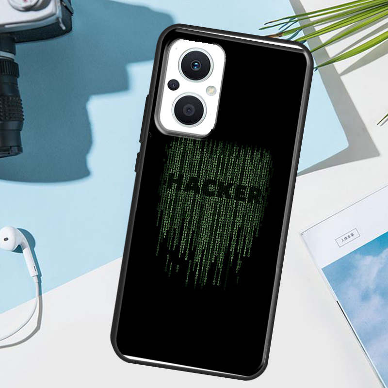 Coque Hacker Binary Matrix Rai - Oppo Reno 12 avis et prix